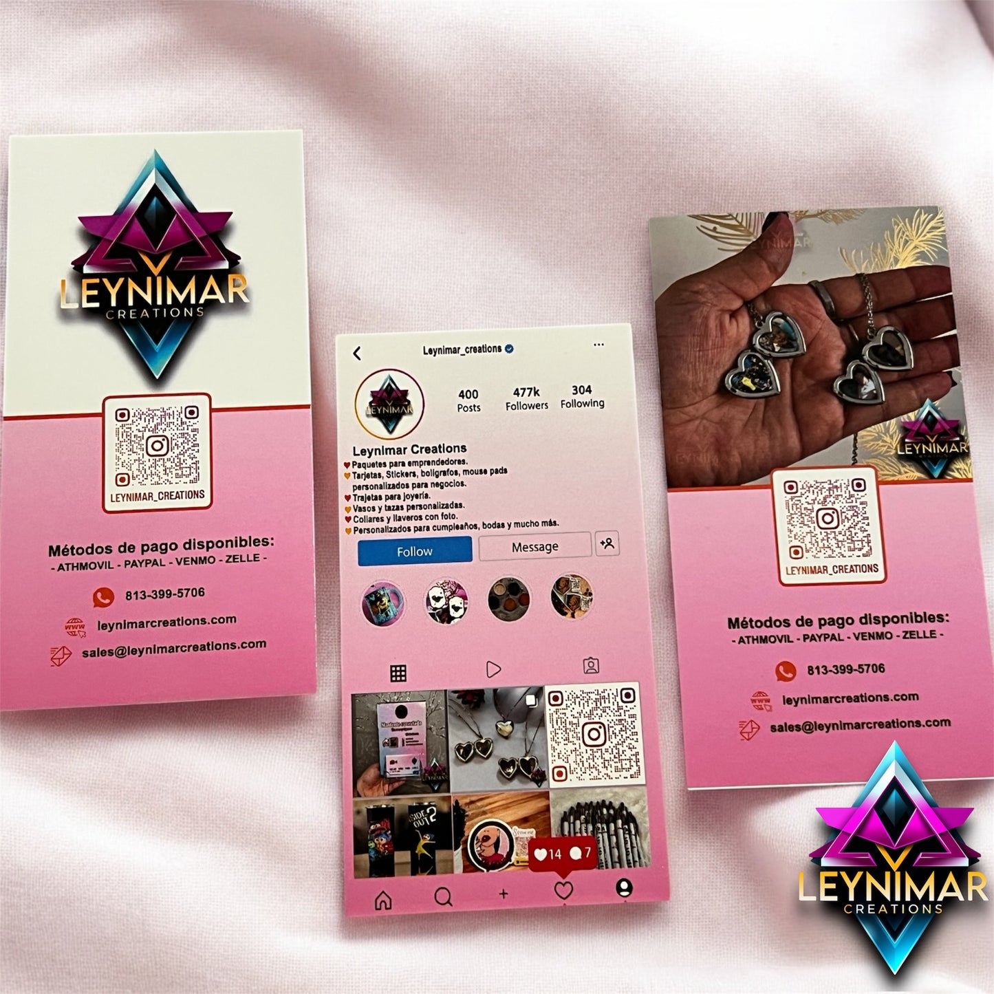 Tarjetas de presentación estilo Instagram 1