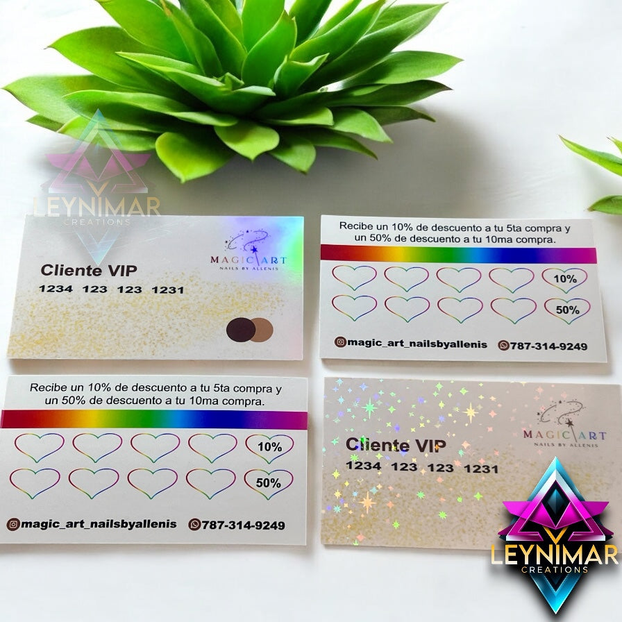 Tarjetas de fidelidad