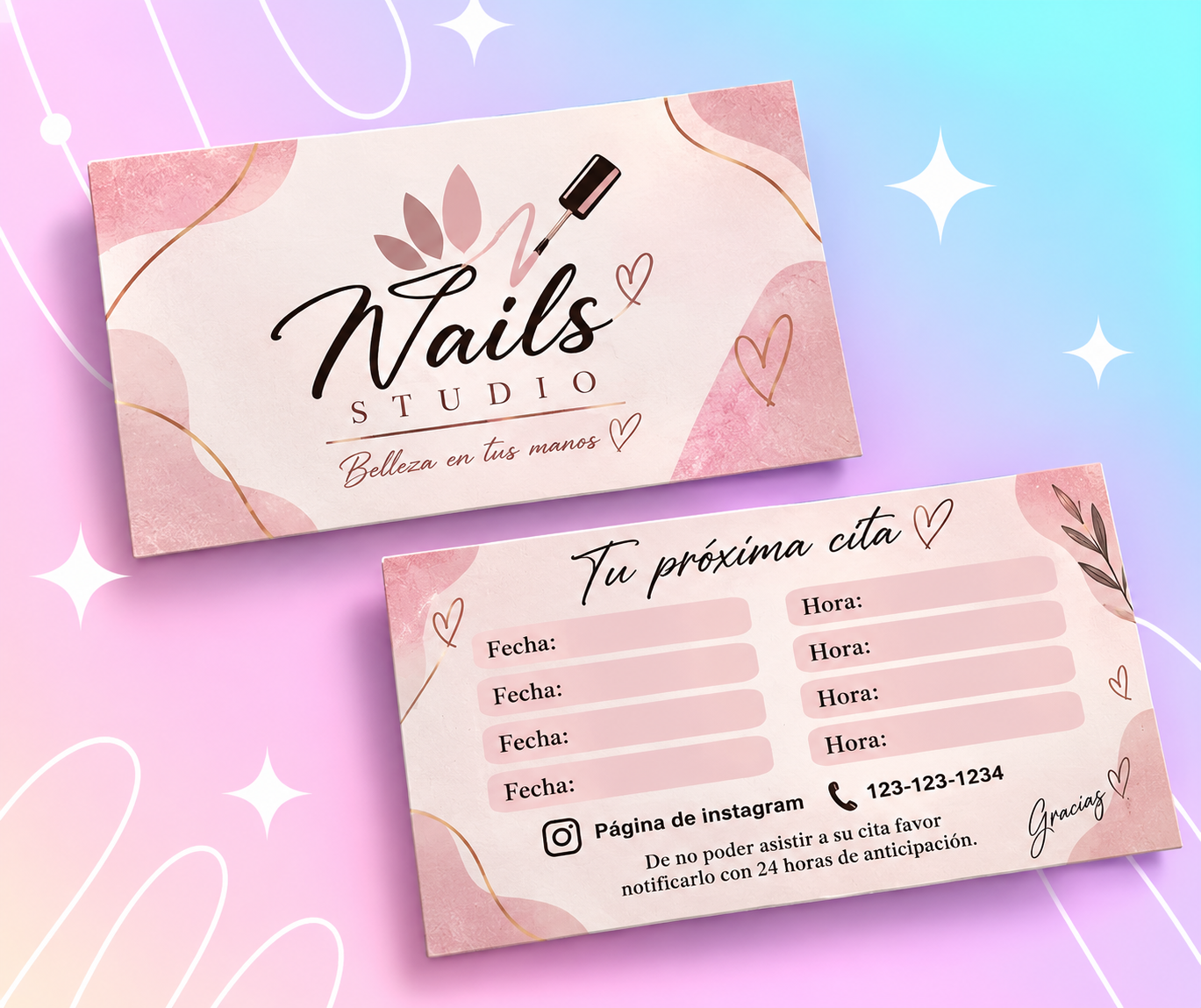 Tarjetas de citas