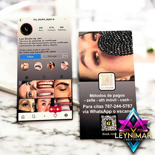 Tarjetas de presentación estilo Instagram 1