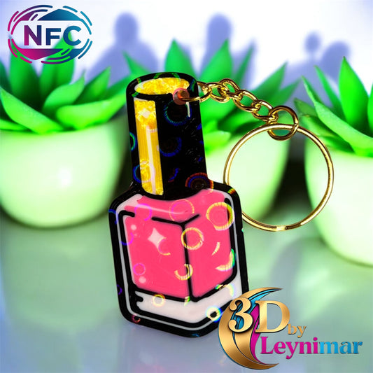 Llavero NFC(esmalte cuadrado)