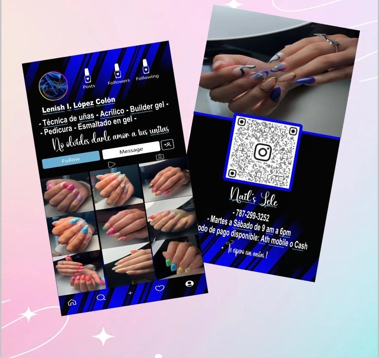 Tarjetas de presentación estilo Instagram 1