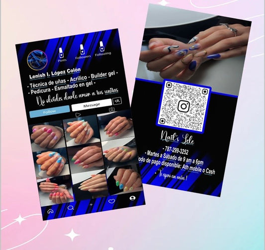Tarjetas de presentación estilo Instagram 1