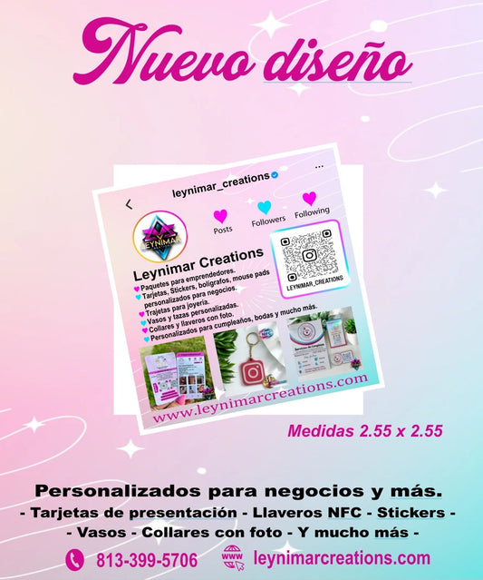 Tarjetas de presentación estilo Instagram 6