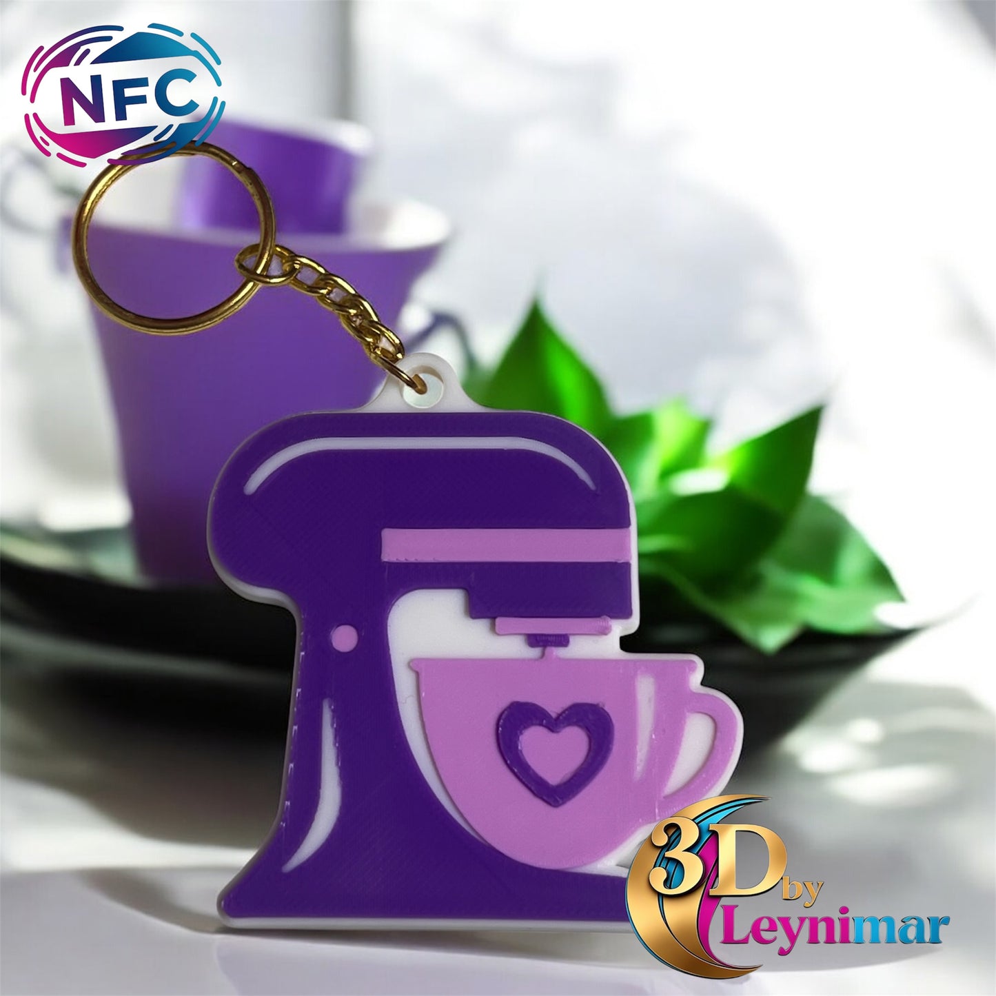 Llavero NFC baking