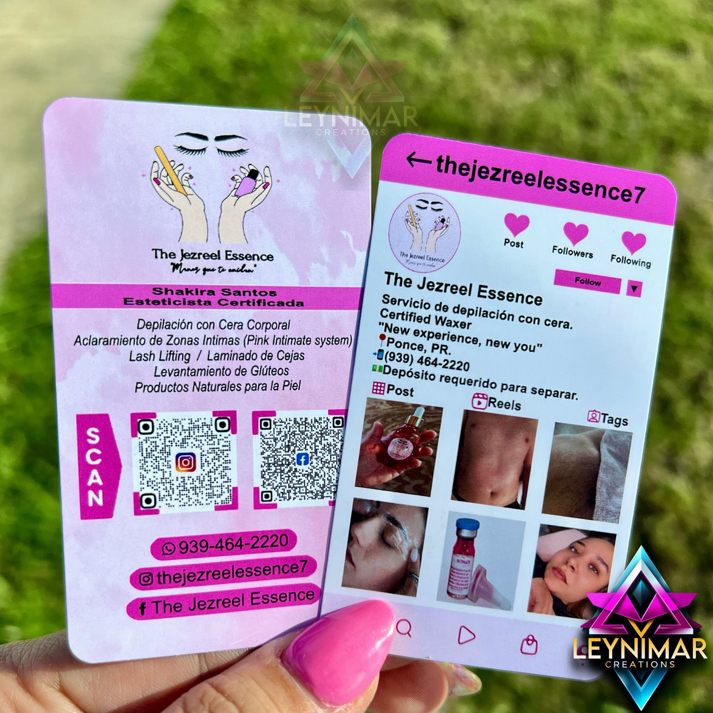 Tarjetas de presentación estilo Instagram 5