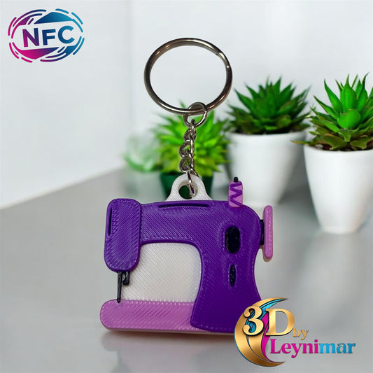 Llavero NFC máquina de coser