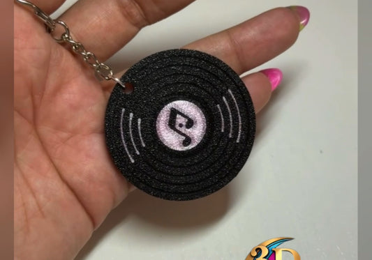 Llavero disco NFC con link de música