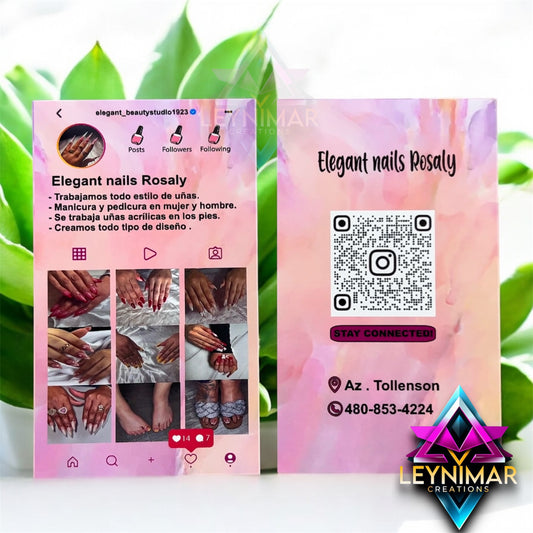 Tarjetas de presentación estilo Instagram 4