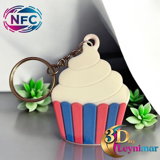 Llavero NFC Cupcake