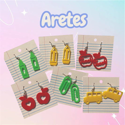 Aretes para maestras