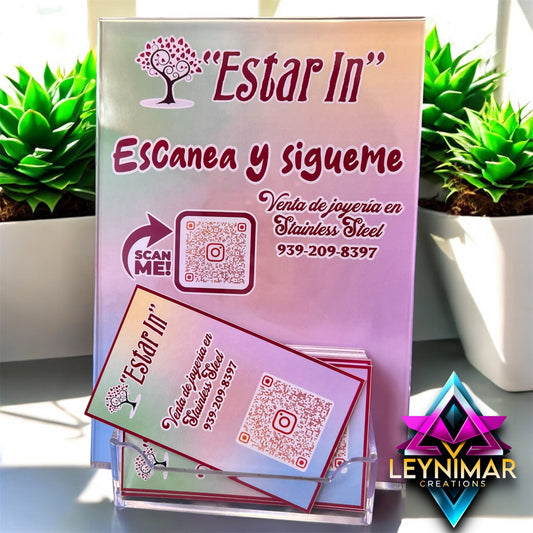 Stand para tarjetas