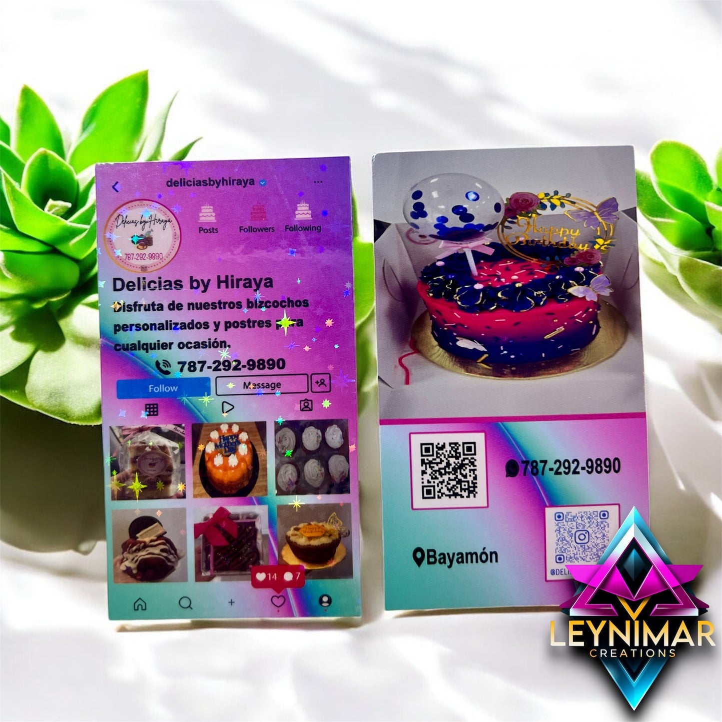 Tarjetas de presentación estilo Instagram 3