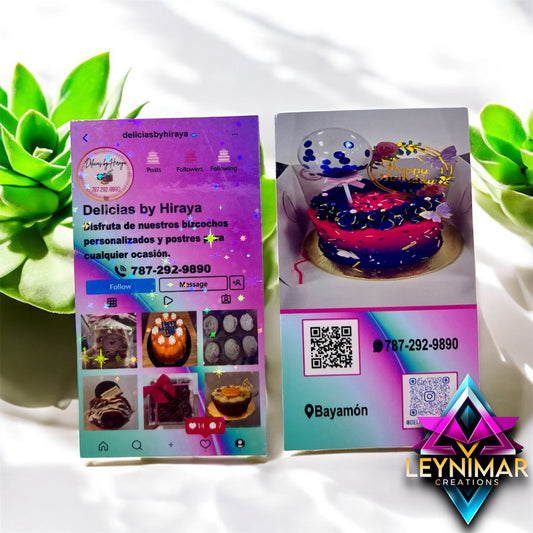 Tarjetas de presentación estilo Instagram 3