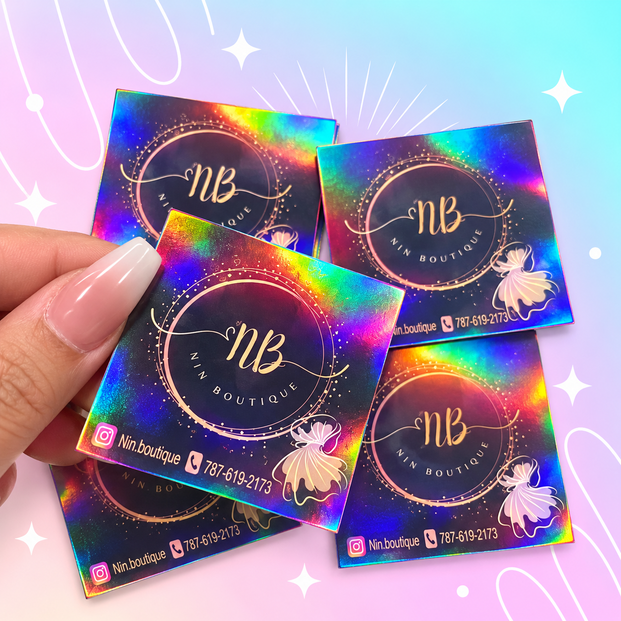 Stickers Holográficos Personalizados