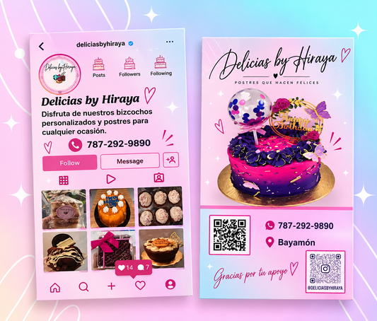 Tarjetas de presentación estilo Instagram 3