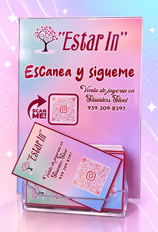 Stand para tarjetas