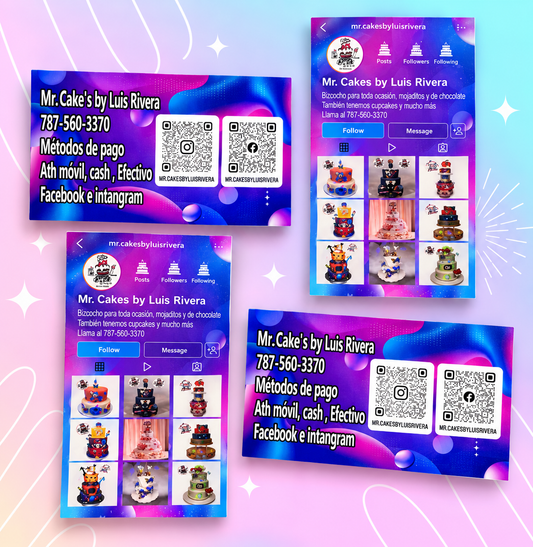 Tarjetas de presentación estilo Instagram 2