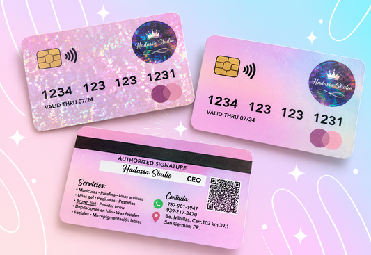 Tarjetas de presentación estilo Credit Card