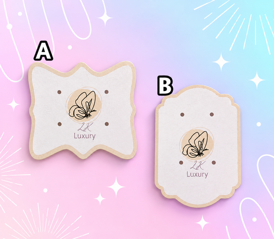 Tags para aretes doble