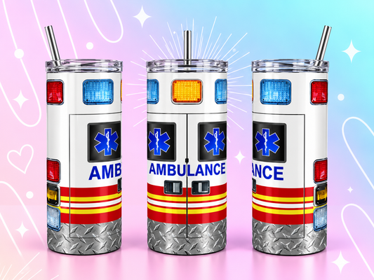 Vaso sublimado Ambulancia