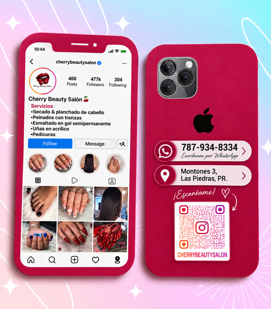 Tarjetas de presentación estilo Instagram 7